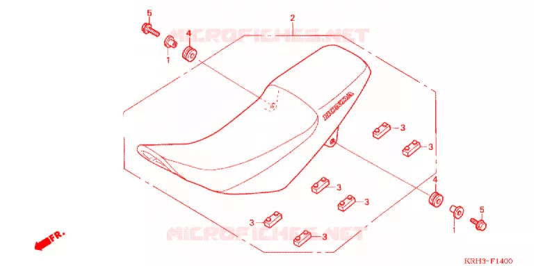 SELLE Honda MOTO 125 XR 2011  XR125LKB