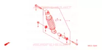 AMORTISSEUR ARRIERE pour Honda XR 125 L Kick start only de 2011