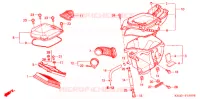 FILTRE A AIR pour Honda XR 125 L Kick start only de 2011