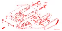BRAS OSCILLANT pour Honda XR 250 de 2002