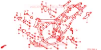CADRE pour Honda XR 250 de 2002