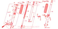 FOURCHE pour Honda XR 250 de 2002
