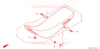 SELLE pour Honda XR 250 de 2002