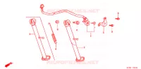 BEQUILLE LATERALE pour Honda XR 250 TORNADO de 2005