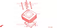 CYLINDRE pour Honda XR 250 TORNADO de 2008