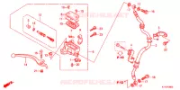 MAITRE CYLINDRE DE FREIN AVANT pour Honda CBR 125 de 2012