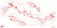 CLIGNOTANT pour Honda CBR 125 SILVER de 2011