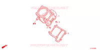 CYLINDRE pour Honda CBR 125 SILVER de 2011