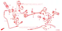 LEVIER DE GUIDON   CABLE   COMMODO pour Honda CBR 125 SILVER de 2011