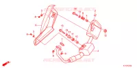 SILENCIEUX D'ECHAPPEMENT pour Honda CBR 125 SILVER de 2011