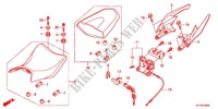 SELLE pour Honda CBR 125 TRICOLORE de 2012