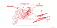 AUTOCOLLANTS pour Honda WAVE 110 de 2015