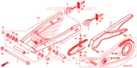BRAS OSCILLANT pour Honda CB 500 F WHITE de 2015