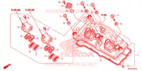 COUVRE CULASSE pour Honda CBR 1000 SP ABS REPSOL de 2015