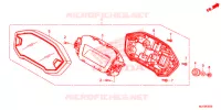 COMPTEUR pour Honda CBR 500 R de 2015