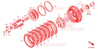 EMBRAYAGE pour Honda CBR 500 R de 2015