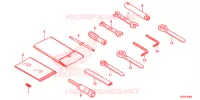 OUTIL pour Honda CRF 250 L ROJO de 2016