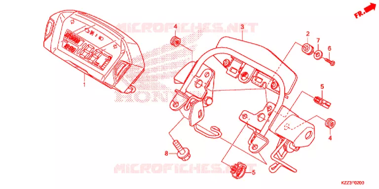 COMPTEUR Honda MOTO 250 CRF 2016  CRF250LF
