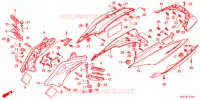 CARENAGE ARRIERE (FJS600A9 2KO/FJS600AB/DB) pour Honda SILVER WING 600 ABS de 2009