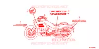 AUTOCOLLANTS pour Honda GOLD WING 1800 F6C de 2015