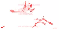 PEDALE pour Honda GOLD WING 1800 F6C de 2015