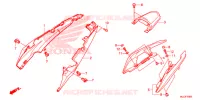 COUVERCLES LATERAUX pour Honda NC 750 X ABS de 2015