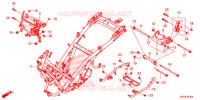 CADRE pour Honda FORZA 300 ABS de 2014
