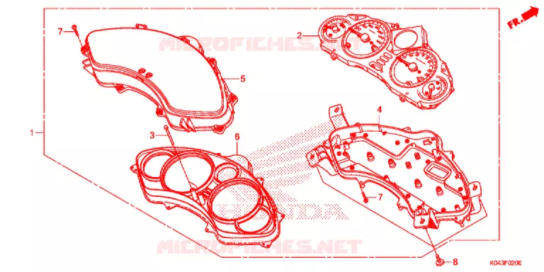 COMPTEUR  Honda SCOOTER 300 FORZA 2015  NSS300AF