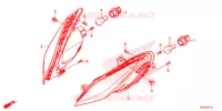 CLIGNOTANT AVANT pour Honda FORZA 300 de 2015