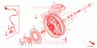 ROUE AVANT pour Honda FORZA 300 de 2015