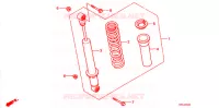 AMORTISSEUR ARRIERE pour Honda TRX 300 FOURTRAX 4X4 de 1988