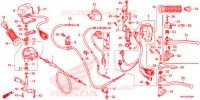 COMMODO   LEVIER   CABLE pour Honda FOURTRAX 500 FOREMAN 4X4 Electric Shift de 2015