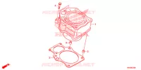 CYLINDRE pour Honda FOURTRAX 500 FOREMAN 4X4 Electric Shift de 2015
