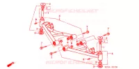 TRIANGLES AVANT pour Honda SPORTRAX TRX 90 de 2014