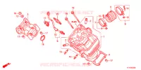 CULASSE pour Honda CBR 125 RED de 2013