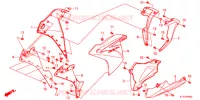 SABOT pour Honda CBR 125 WHITE de 2013