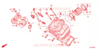 CULASSE pour Honda CBR 125 WHITE de 2013