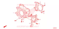 CYLINDRE pour Honda SH MODE 125 de 2016
