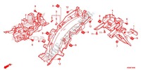 GARDE BOUE ARRIERE pour Honda WAVE 110 de 2013