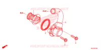 THERMOSTAT pour Honda CBR 500 R WHITE de 2014