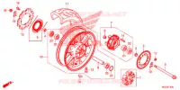 ROUE ARRIERE pour Honda CBR 500 R de 2014