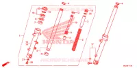 FOURCHE pour Honda CBR 500 R de 2014