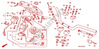 GUIDON   TE DE FOURCHE pour Honda CB 1300 ABS, TETE DE FOURCHE de 2012