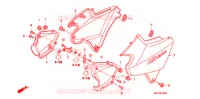 COUVERCLES LATERAUX pour Honda CB 1300 SUPER FOUR de 2009