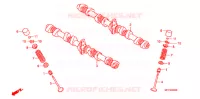 ARBRE A CAMES   SOUPAPE pour Honda CB 1300 SUPER FOUR de 2009