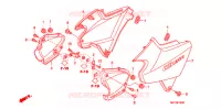 COUVERCLES LATERAUX pour Honda CB 1300 SUPER FOUR de 2009