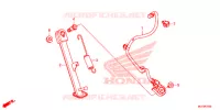 BEQUILLE pour Honda CBR 500 R ABS TRICOLOR de 2015