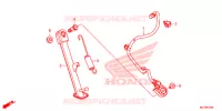 BEQUILLE pour Honda CBR 500 R ABS TRICOLOR de 2015