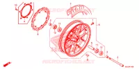 ROUE AVANT pour Honda CBR 500 R ABS de 2015