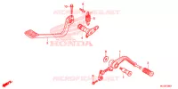 PEDALE pour Honda F6B 1800 GOLD WING 3GS de 2015